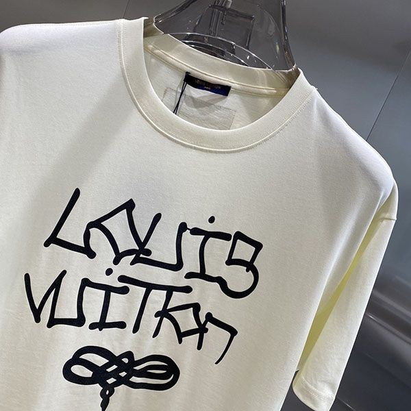 新デザインルイヴィトン スーパーコピー プリントTシャツ 2色 vua63556